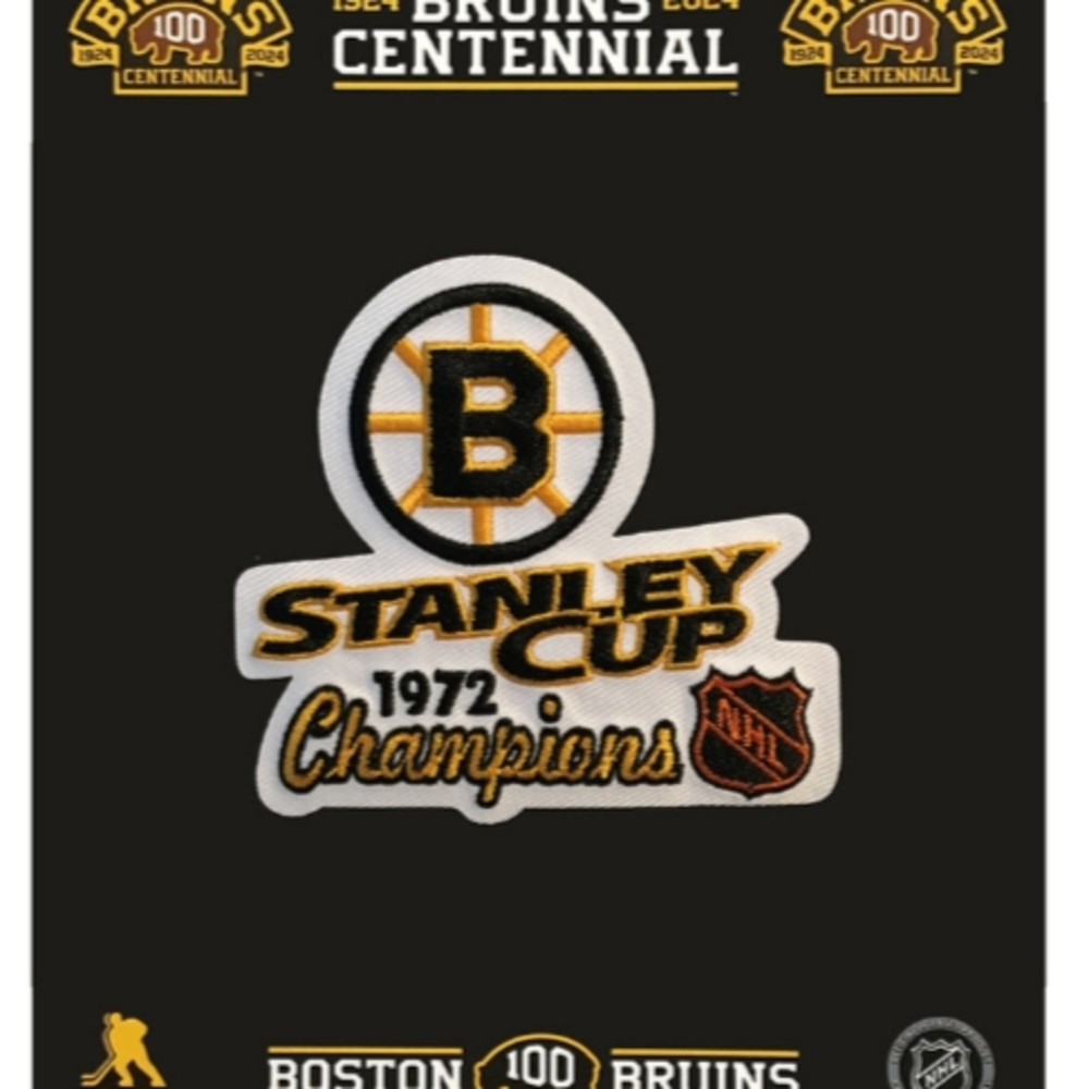 1972 Stanley Black and Gold Champions Patch